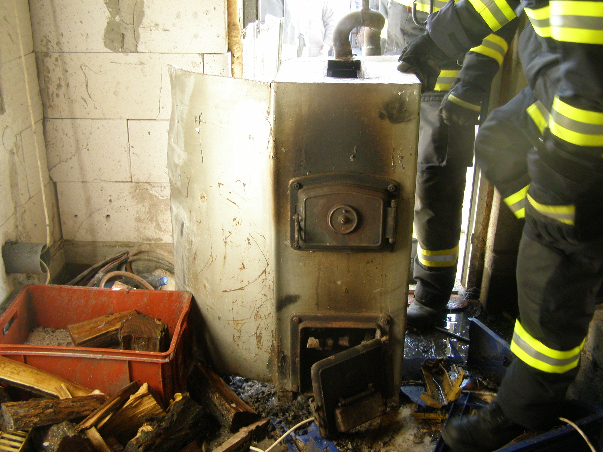 Poziar kotla - ILUSTR